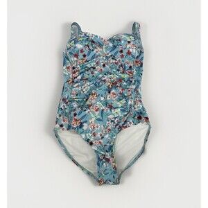 Sea Level Women’s Size 4 Cross Front Floral One Piece Swimsuit Eve’s Respite